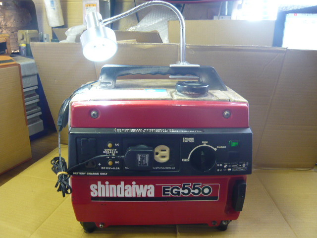 shindaiwa 新ダイワ 発電機 EG550 キャンプ、アウトドア用品 スポーツ