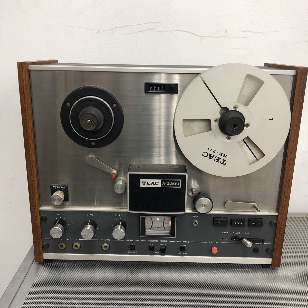 オープンリールデッキ TEAC ティアック A-2300 ジャンク Yahoo