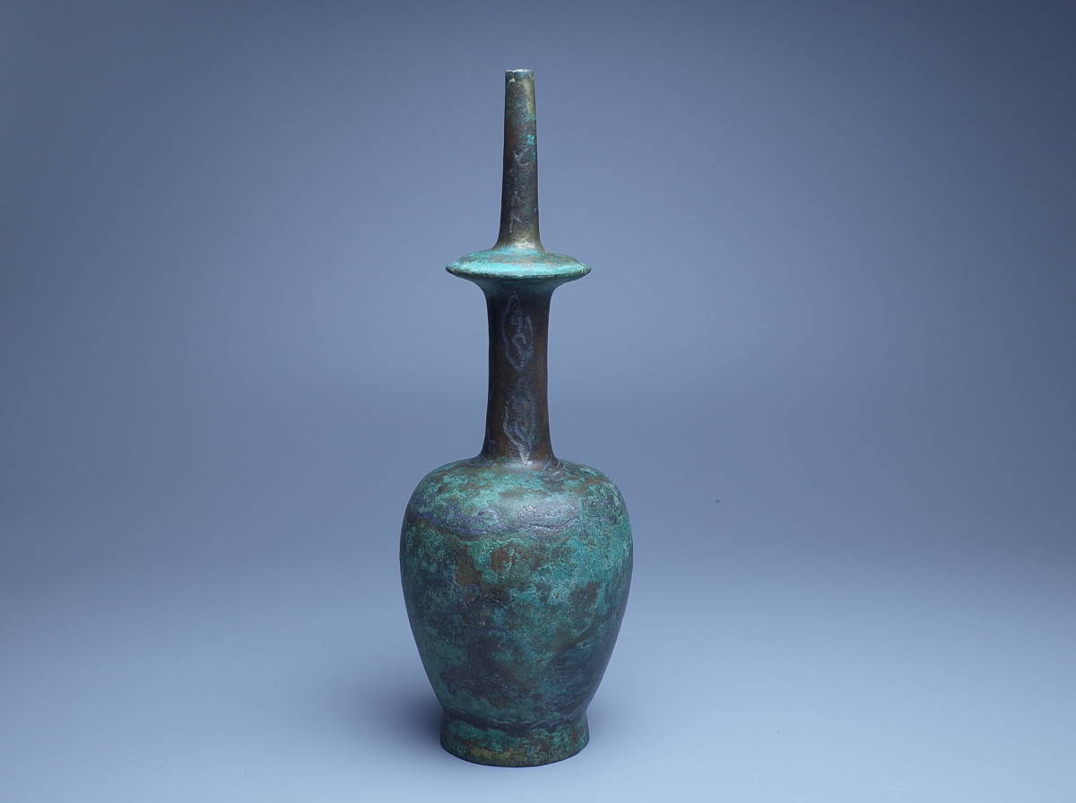 九谷焼 忠山 木米 風 花瓶 未使用新品/花入 花瓶 飾瓶 壺 花器