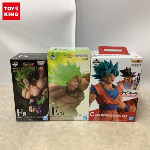 超激得，限定セール1円 一番くじドラゴンボールHISTORY OF RIVALS C賞 MASTERLISE EMOVING孫悟空 サイヤ人超決戦 E賞 超サイヤ人ブロリー &rsquo;93他(その他)｜売買されたオークション情報、yahooの商品情報をアーカイブ公開 その他