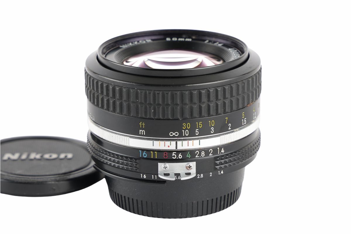 限定SALE，セール 03058cmrk Nikon Ai NIKKOR 50mm F1.4 単焦点 標準レンズ Fマウント(ニコン)｜売買されたオークション情報、yahooの商品情報をアーカイブ公開 - オークファン ニコン