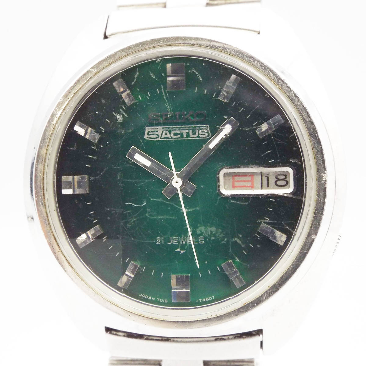 あ09026/SEIKO セイコー/5ACTUS/自動巻/メンズ腕時計/デイデイト/21石 