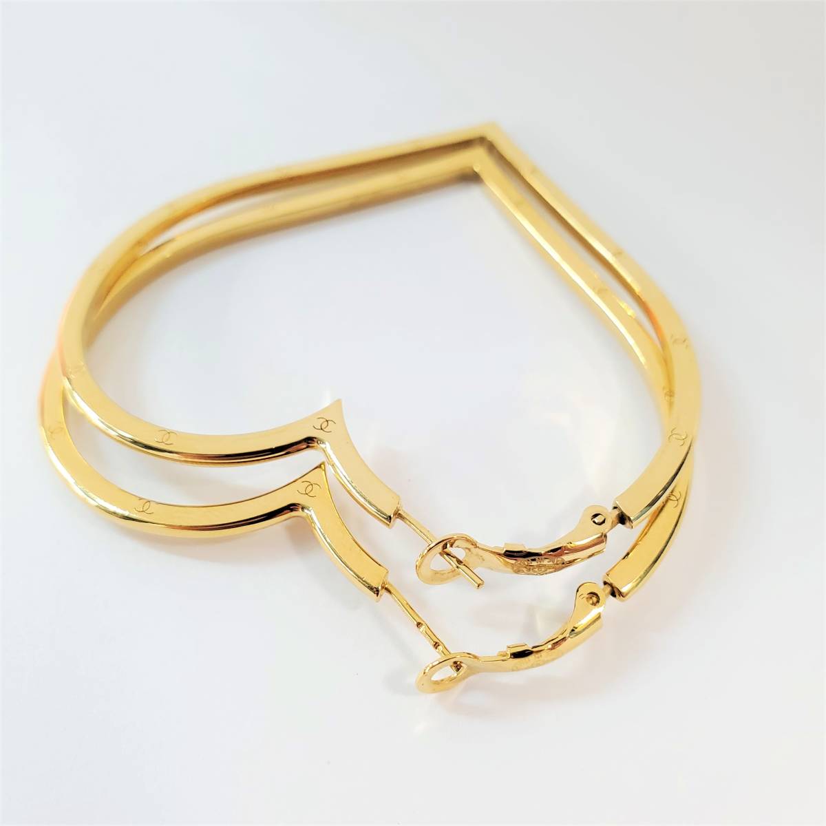 美品 CHANEL シャネル ピアス ココマーク ゴールド 正規品 シャネル CHANEL ココマーク ロゴ 極美品CHANEL ラインストーン