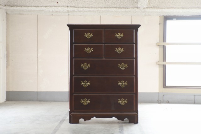 アメリカ製 SUMTER CABINET 5段チェスト チェリー材 引き出し5杯 収納