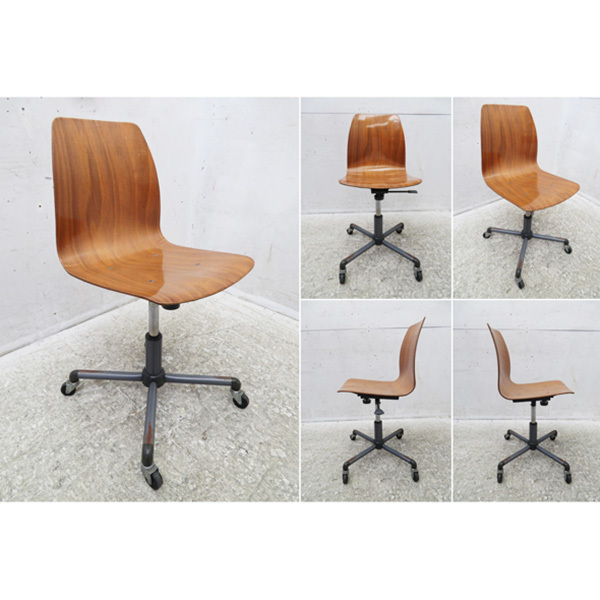 ⁄ PAGHOLZ PAGWOOD 4脚セット プライウッドスタッキングチェアB