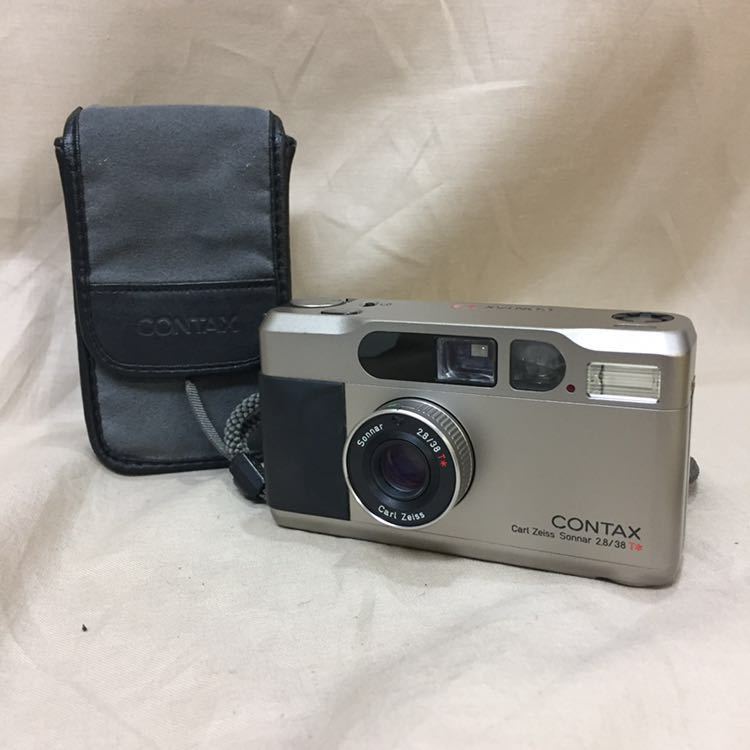 【T1145】1円スタート CONTAX T2 コンタックスT2 Sonnar 2.8/38 動作確認