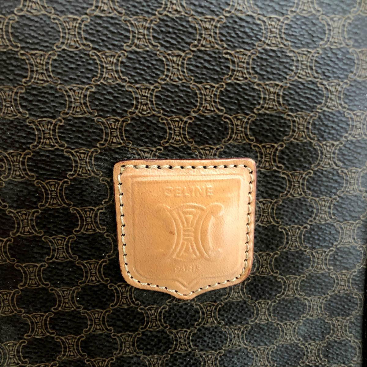 U09014 CELINE セリーヌ ボストンバッグ ヴィンテージ マカダム柄 