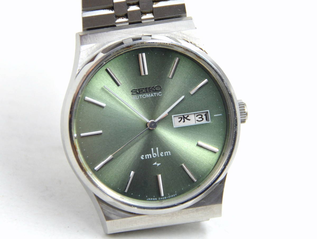 セイコーエンブレム自動巻き SEIKO セイコー エンブレム デイデイト 