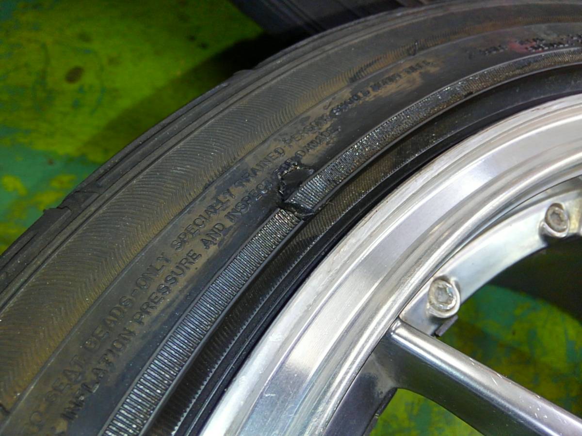 ■38087■Stich LEGZAS レグザス 17インチ 7J ＋42 4穴 PCD100 ダンロップ DIREZZA DZ101 205/45R17 4本 【18年製 5分/7分山】 Stich LEGZAS ホットスタッフコーポレーション M900） M900（Stich シュティッヒ（リム径（インチ）17）（タイヤ