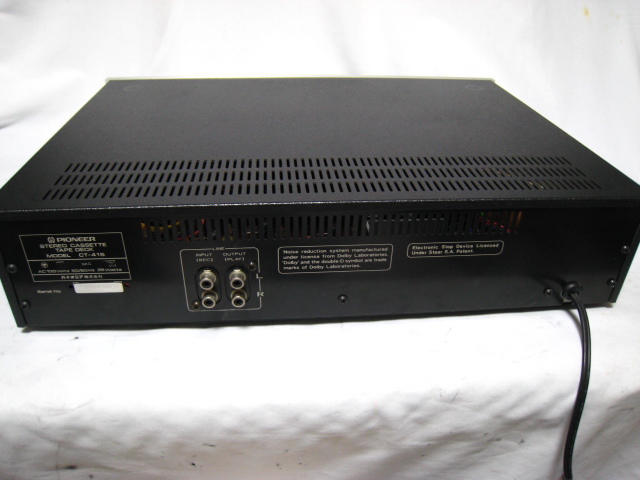 PIONEER／パイオニア カセットデッキCT-415修理品動作OK CT-415