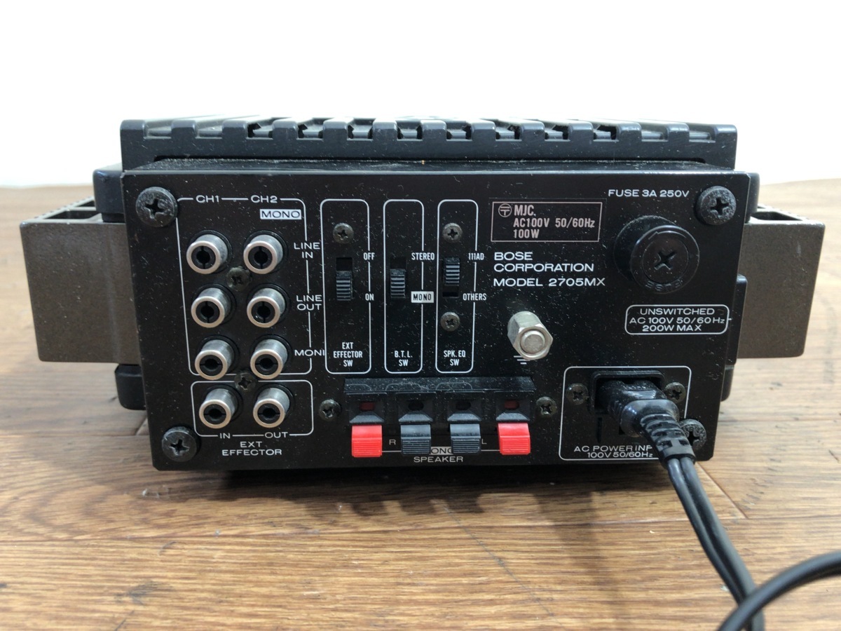 C074B013○BOSE 2705MX ボーズ パワーアンプ ミキサー Bose 【公式通販】