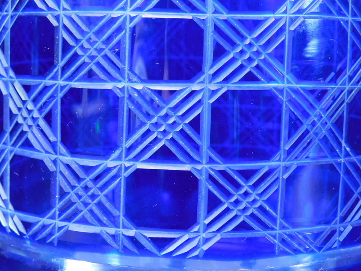 水指 茶道具 ガラス 江戸切子 ギヤマン 義山 - 平水指 Yahoo