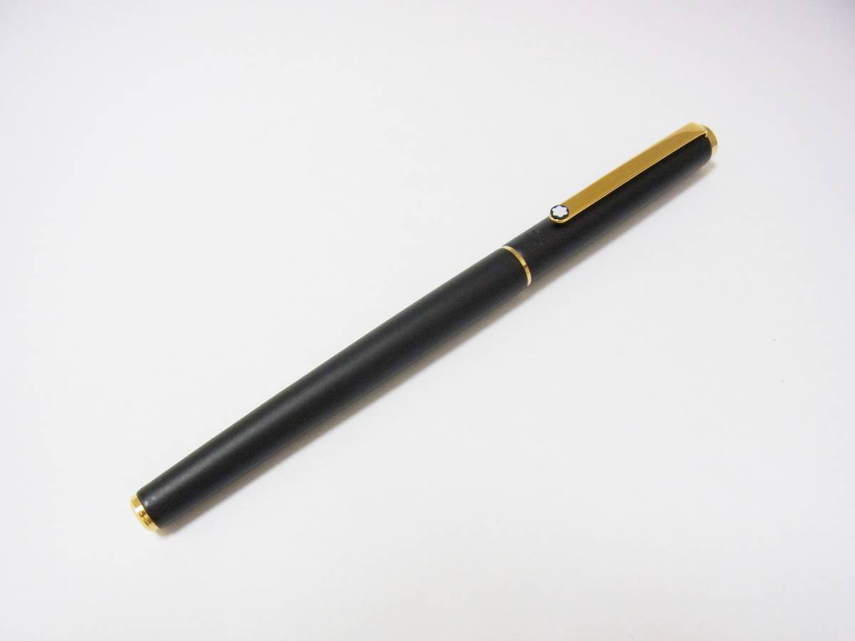 ◆◇美品　MONTBLANC　モンブラン　万年筆　スリムライン　黒　ブラック◇◆