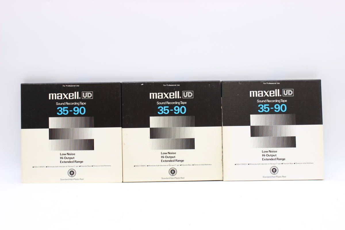 人気SALE，100%新品 1円 maxell/マクセル 35-90 UD オープンリール テープ sound recording tape 3本 まとめ オーディオ 音楽(オープンリールデッキ)｜売買されたオークション情報、yahooの商品情報をアーカイブ公開 - オー オープンリールデッキ