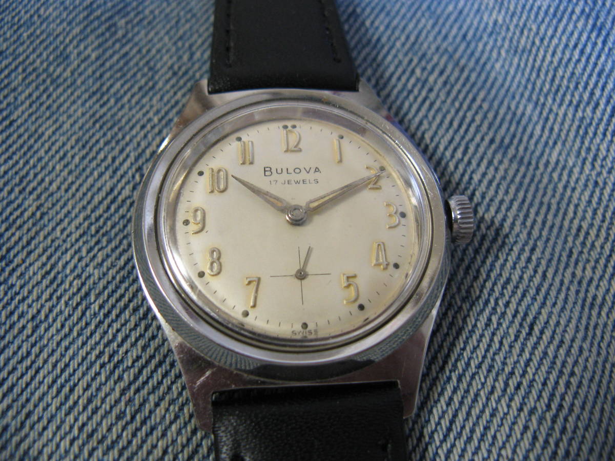 1962年製 BULOVA ブローバ オールSS 33.5mm アメリカンウォッチ 