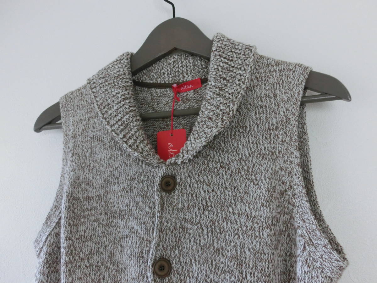 【限定セール，高品質】 アルテア altea メンズ コットン ニットベスト イタリア製 グレー サイズS(Sサイズ)｜売買されたオークション情報、yahooの商品情報をアーカイブ公開 - オークファン Sサイズ