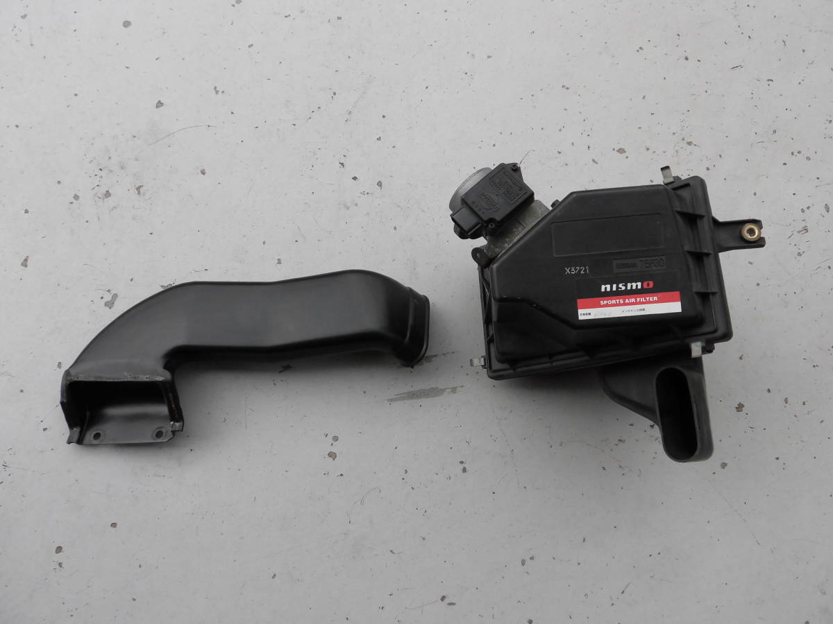 良品★Ｓ１５純正エアクリーナー一式、エアフロ付き　シルビア　ＳＲ２０ＤＥＴ　純正戻し