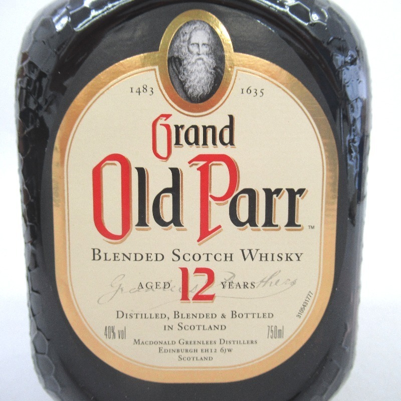 グランド・オールドパー 12年 5本セット 750ml 箱付 12年 ウイスキー