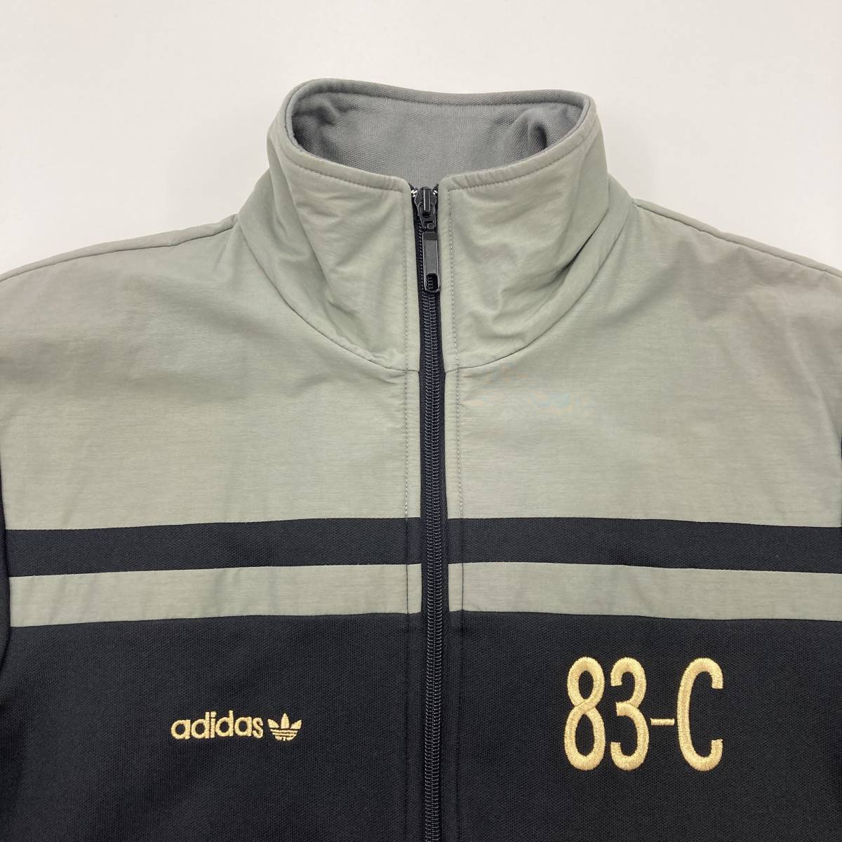 レア 初期 adidas originals 83-C トラックジャケット ブラック グレー 