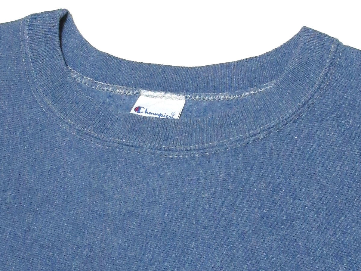 希少 レアカラー 杢ブルー 90's ビンテージ Champion チャンピオン