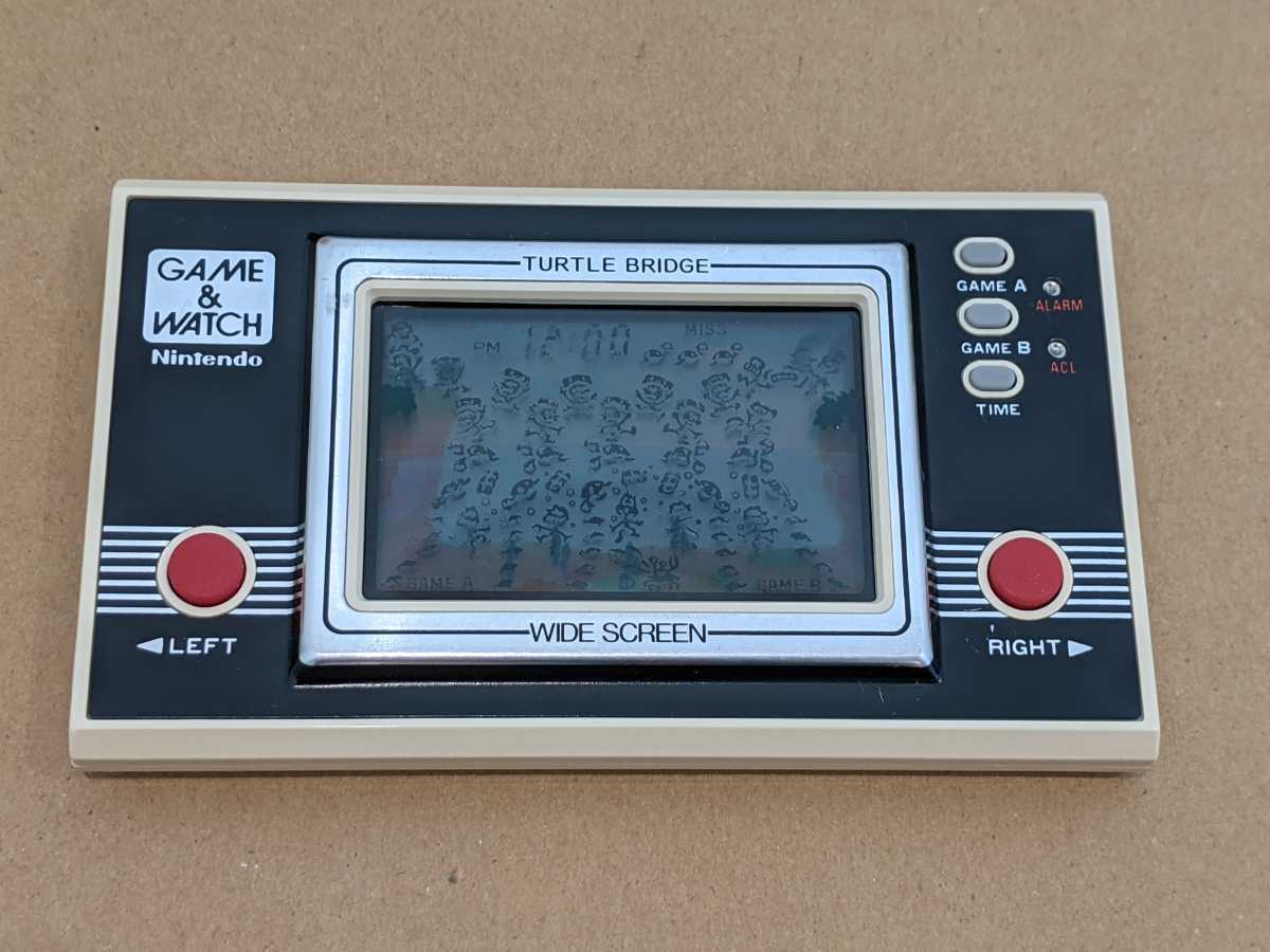 ゲームウォッチ タートルブリッジ 任天堂 TURTLE BRIDGE GAME&WATCH