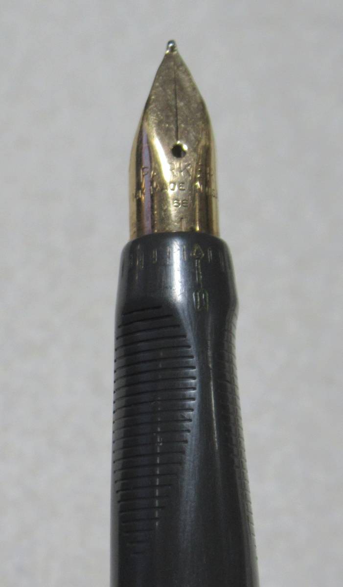 珍)／パーカー PARKER／Parker VP万年筆／12KGFキャップ、グレー軸