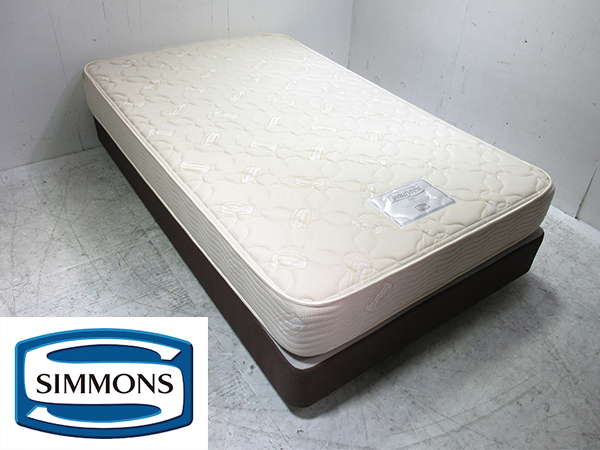全国無料，安い ME12B モデルルーム展示品 SIMMONS/シモンズ Beautyrest/ビューティレスト 高級 セミダブルベッド(マットレス付き)｜売買されたオークション情報、yahooの商品情報をアーカイブ公開 - オークファン マットレス付き