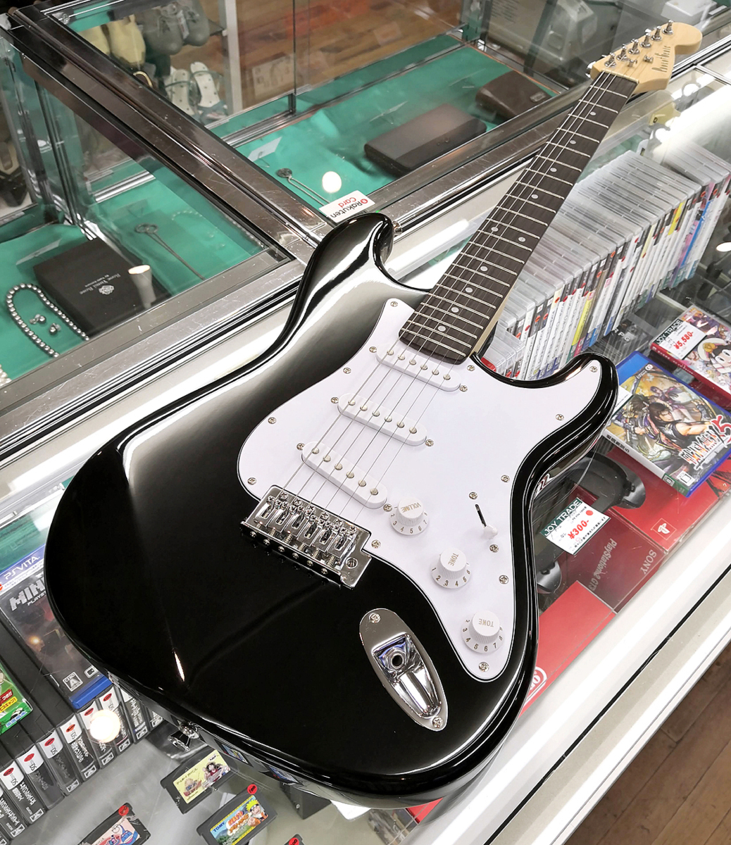☆詳細不明 エレキギター ストラトタイプ ブラック MADE IN U.S.A