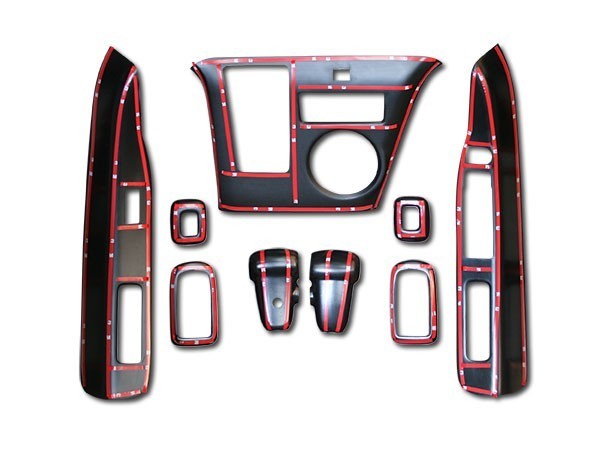 アトレーワゴン S321G S331G インテリアパネル 9P 黒木目調 H19.9～H29.10