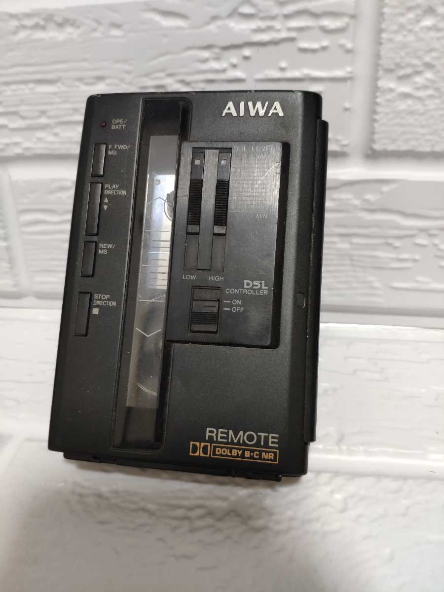 AIWA カセットプレーヤー 動作未確認 壊れ ジャンク 型番不明 部品取り
