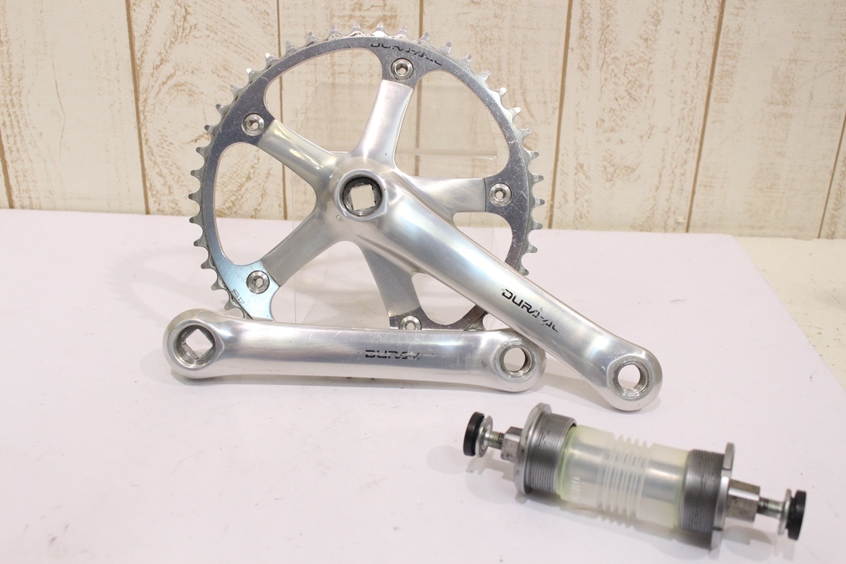 SHINANO シマノ FC-7600 DURA-ACE NJS 165mm 46T BCD144 ピスト 