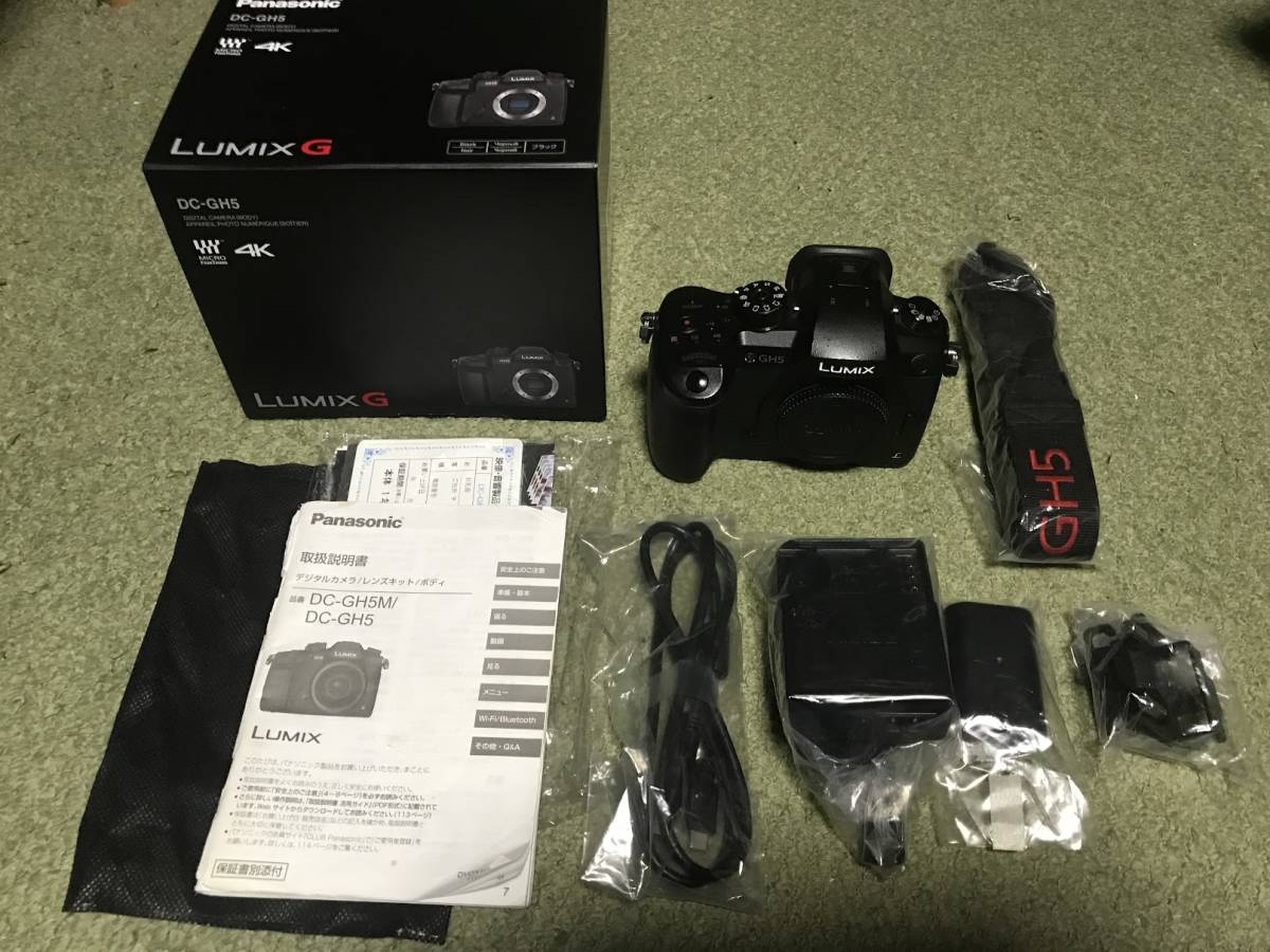 Panasonic LUMIX GH5 ボディ　おまけ付き Panasonic LUMIX DC-GH5 ボディ おまけ多数 ☆実用美品☆パナソニック