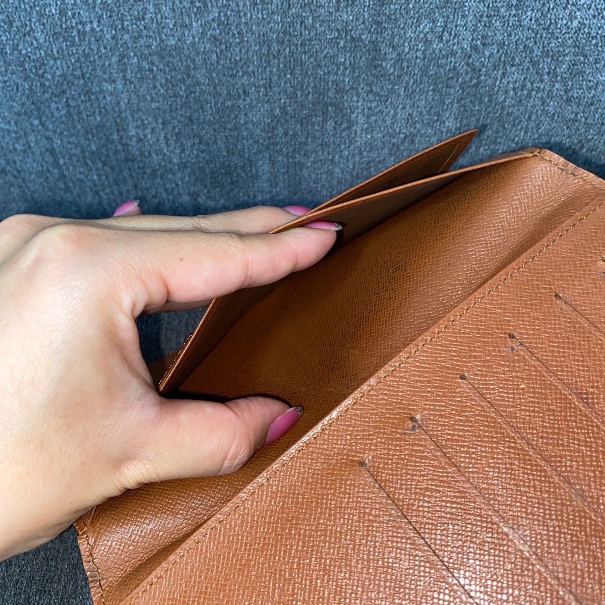 LOUIS VUITTONルイ・ヴィトンM61823ロングウォレット長財布札入れ