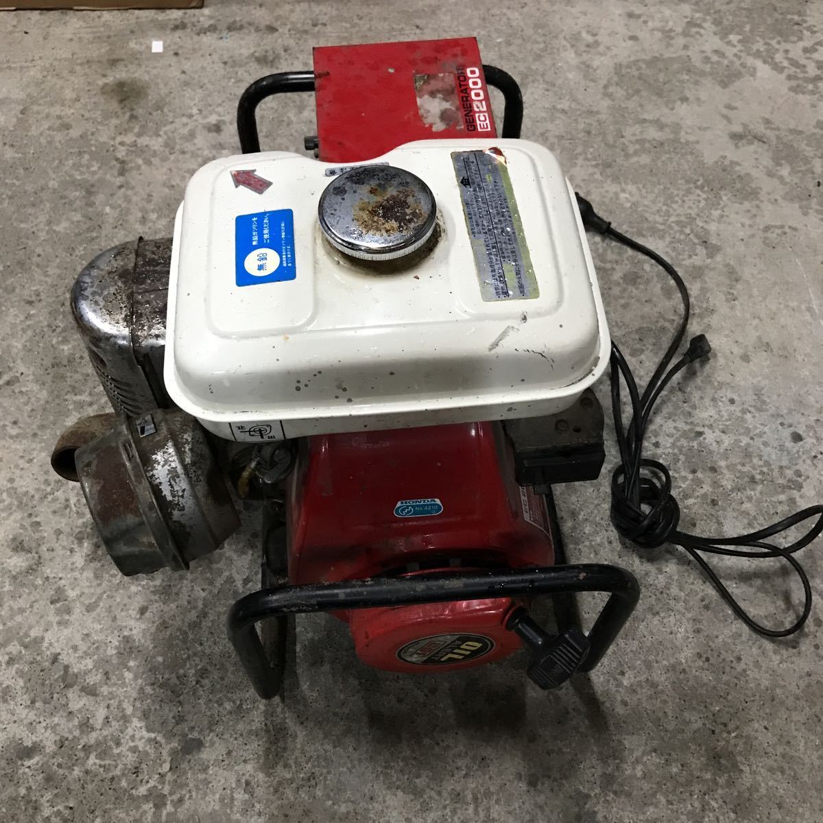 Honda 発電機 HONDA EU18i 動作OK ヤマダウェブコム Generator 