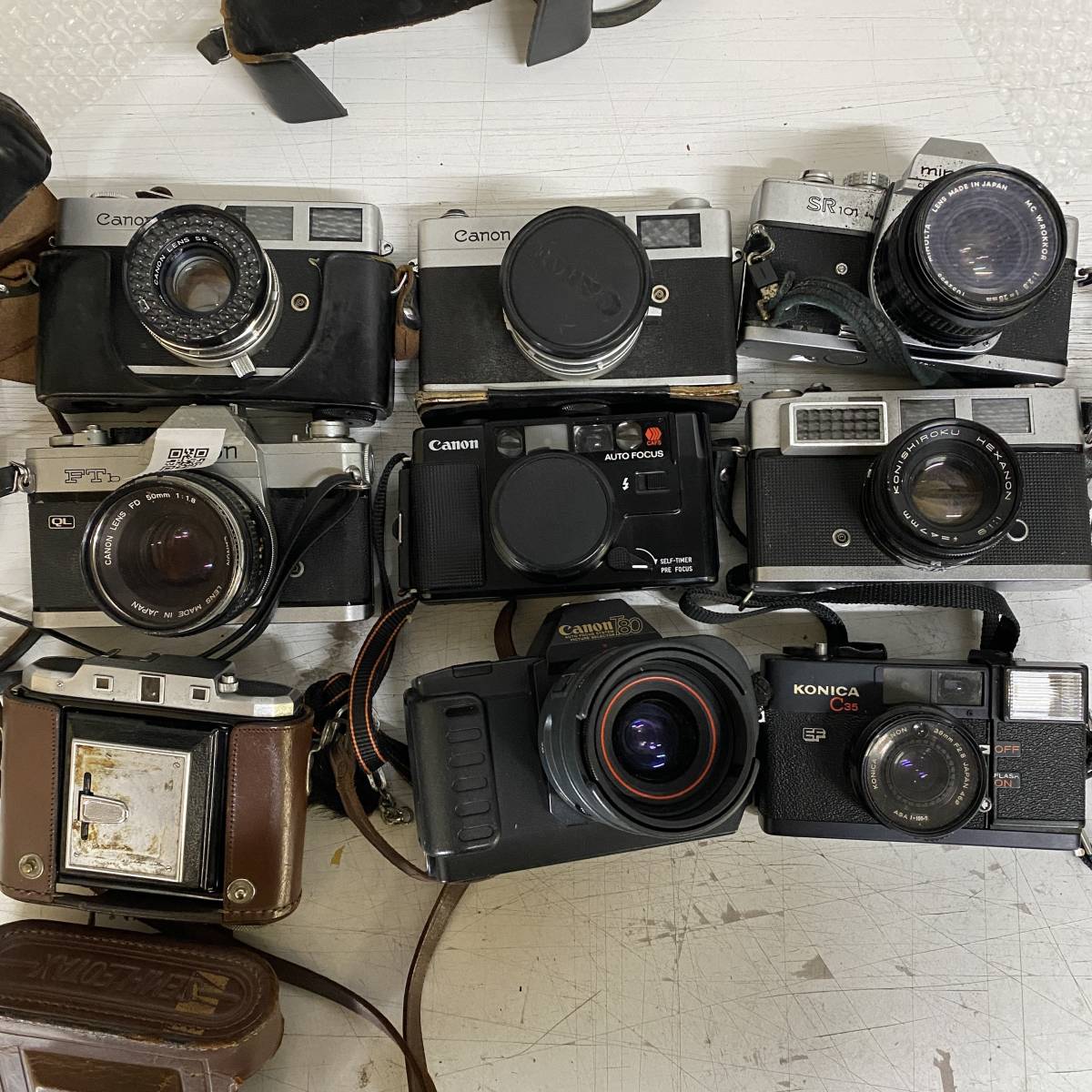 Canon フィルムカメラ ジャンク Nikon まとめカメラ・レンズ等大量