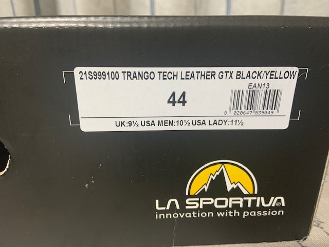 Sportiva Trango Tech Leather GTX 1日使用 EU44 US10.5+ 27.9cm スポルティバ テック レザー インソール新品 保証書付き_4