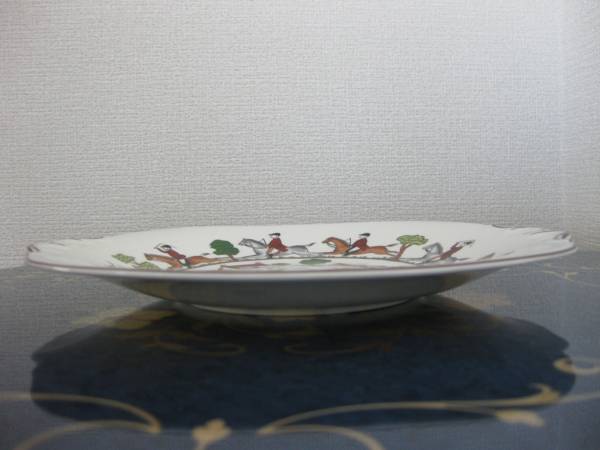 美品★ウェッジウッド　ハンティングシーン　Ｂ＆Ｂプレート_2