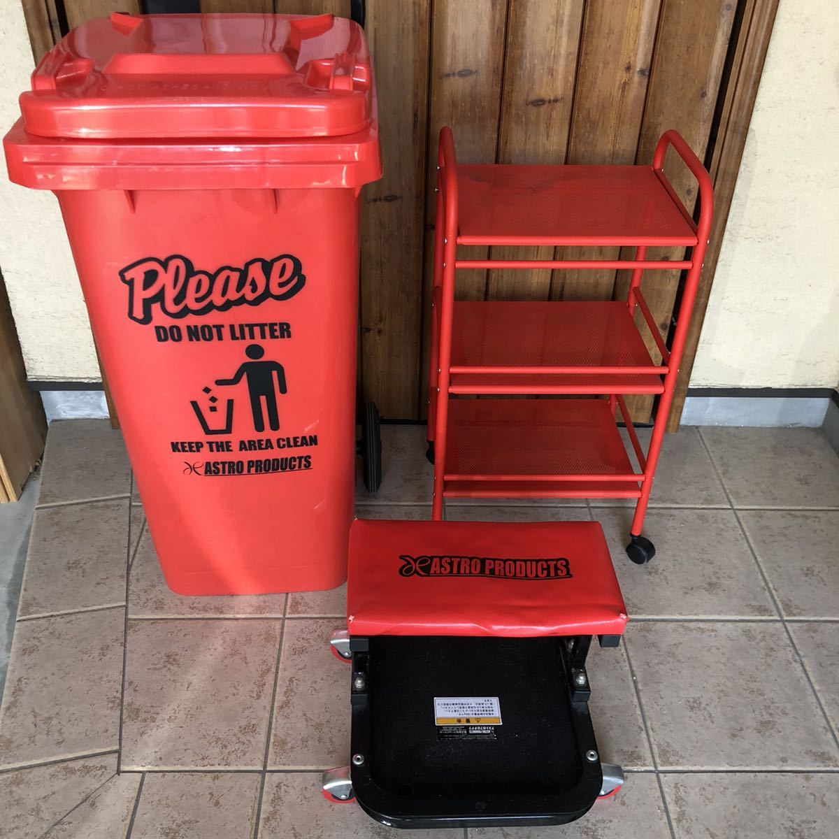 AP ダストカート ⁄ トラッシュカン ダストボックス 120L大型ダストBOX