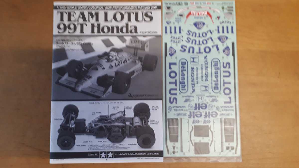 タミヤＦ１０３　ロータス９９Ｔ　　訳あり | 99T 1&frasl;20 Honda(F103シャーシ チーム (1&frasl;20グランプリ