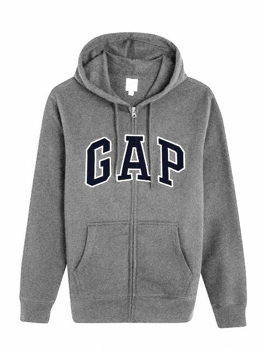 GAP グレー ジップアップパーカー GAP グレージップアップ GAP グレー