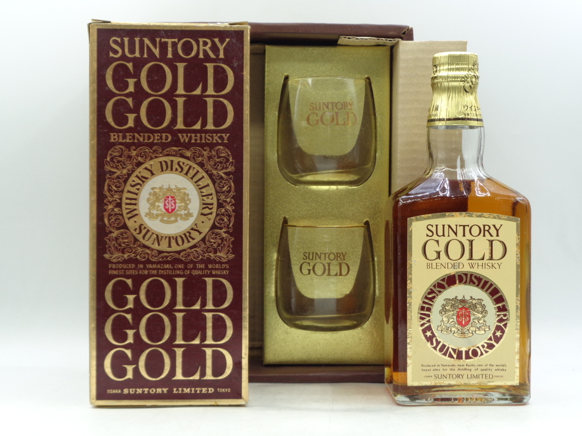 サントリー 響 ウイスキー SUNTORY ゴールドラベル WHISKY ゴールド 裏 