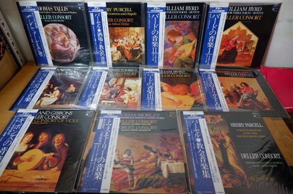 Babolat テニスシューズ 27.5cm 青 E4-024＜帯付LP＞「デラー イギリス古楽1800」11枚セット - バードの