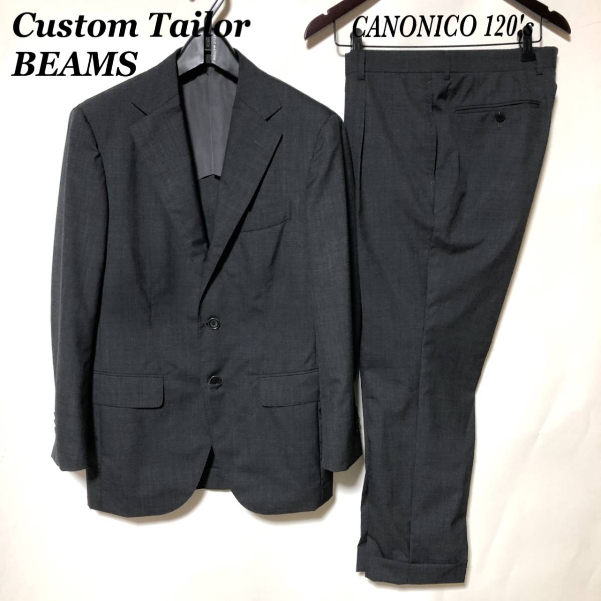 CUSTOM TAILOR BEAMS CANONICO スーツ グレー/カスタムテーラー