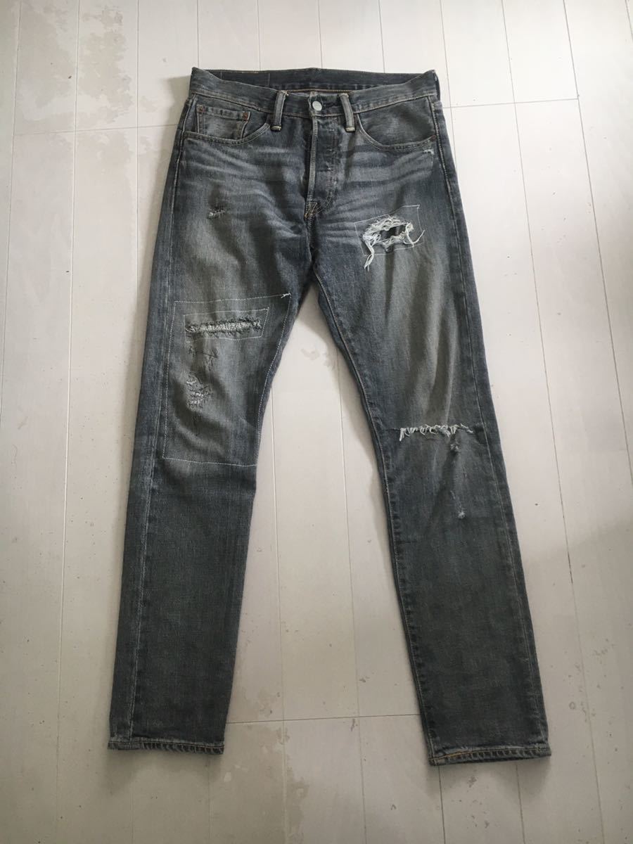 リーバイス 501ct 加工ストレッチデニムパンツ W29 ロンハーマン取扱 