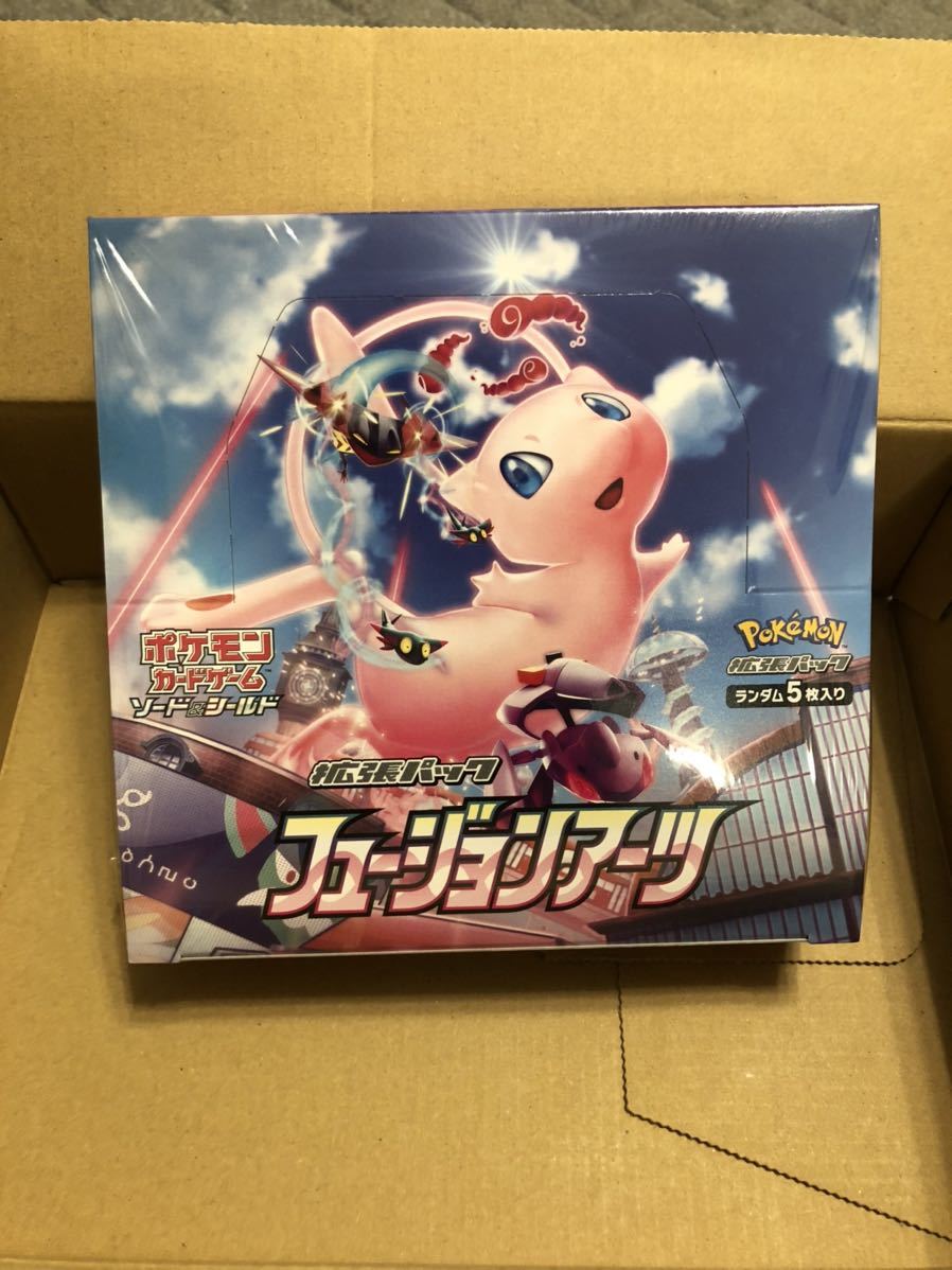 新品未開封 フュージョンアーツ シュリンク付 1BOX 拡張パック ポケモンカードゲーム ポケモン