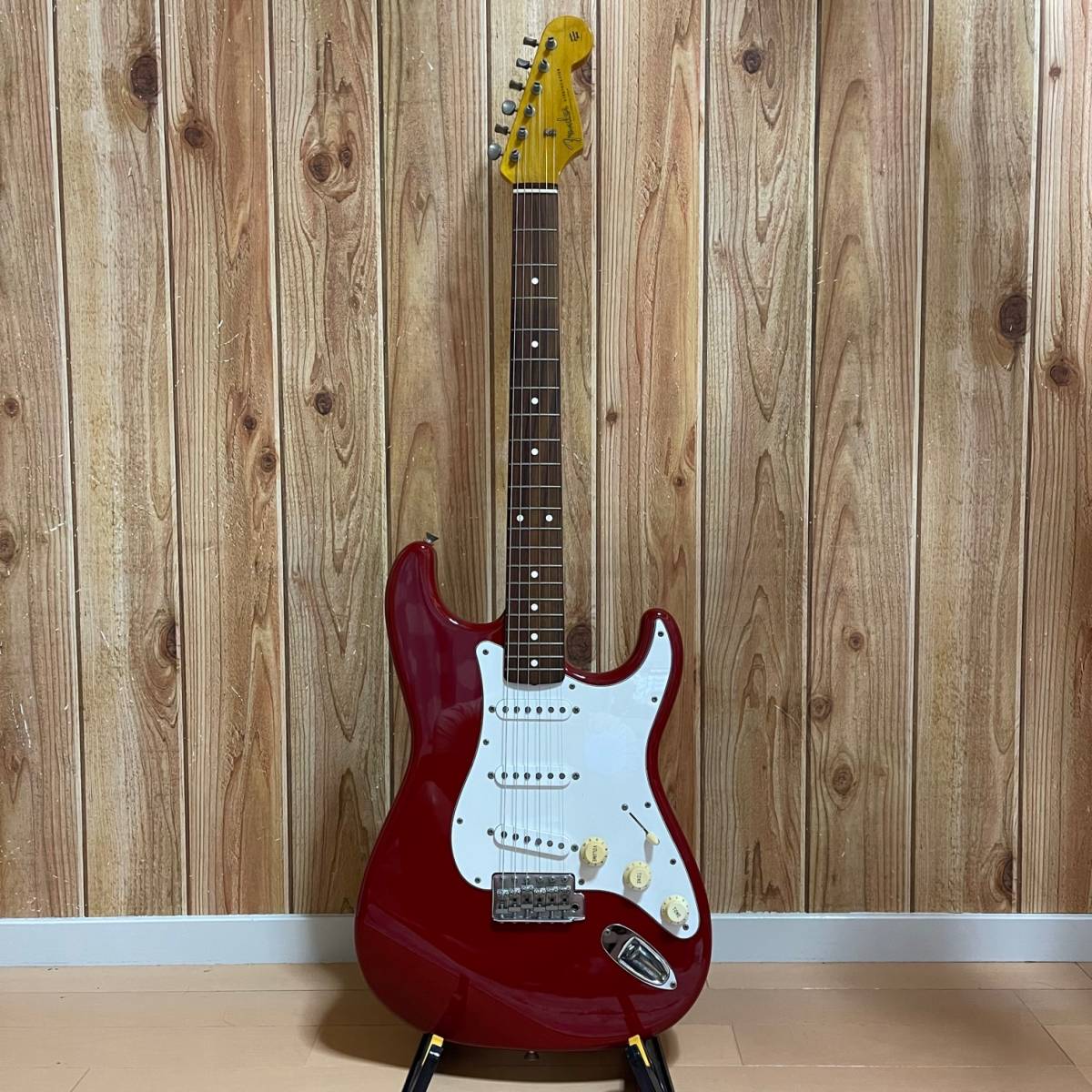 美品 Fender JapanST62-US -TRD (Torino Red) 1994～1995年 ストラト USA製ピックアップ搭載 フジゲン 日本製