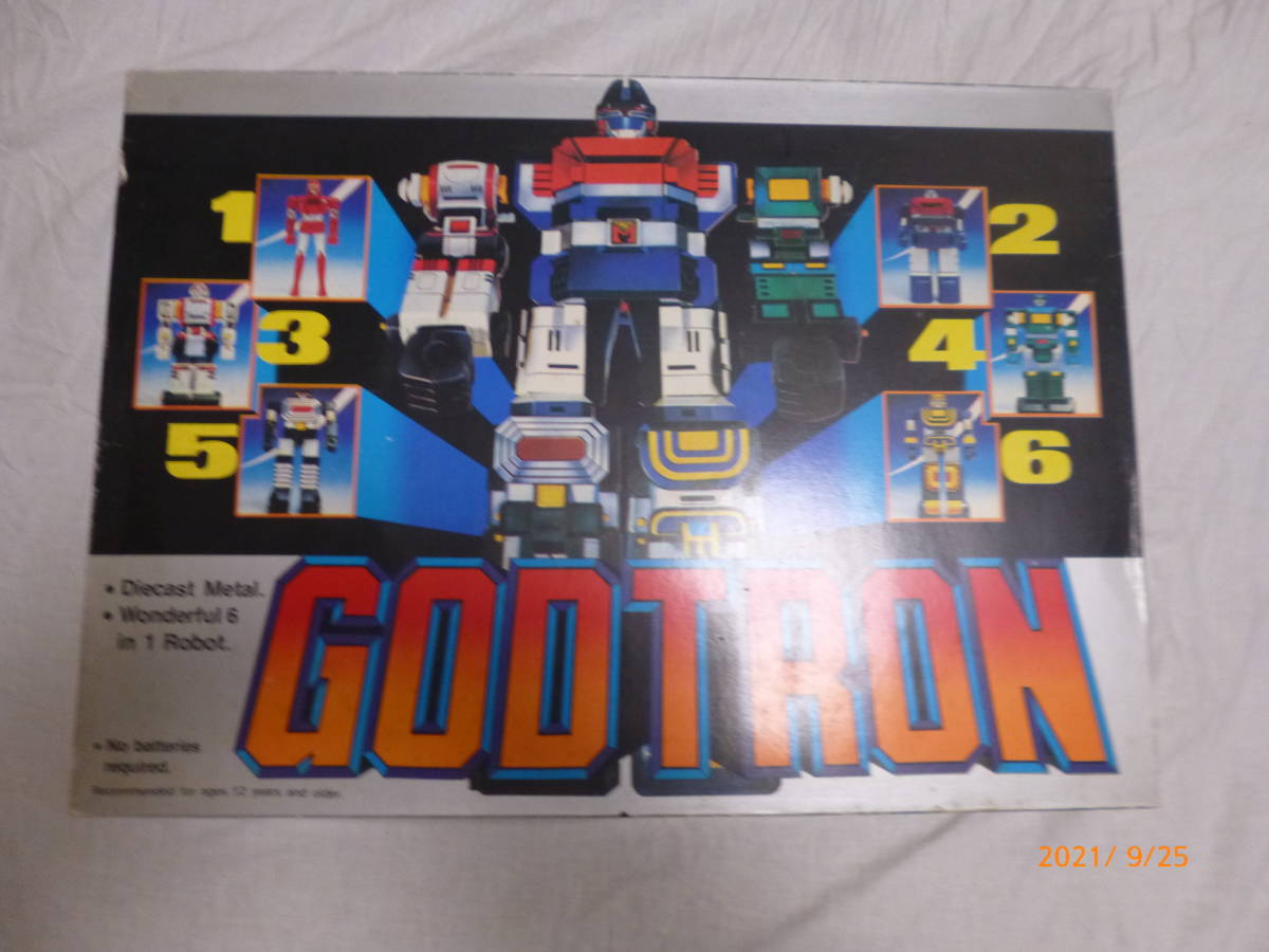 ジャンク・補修部分あり・欠品あり】 台湾製 超合金 GODTRON 