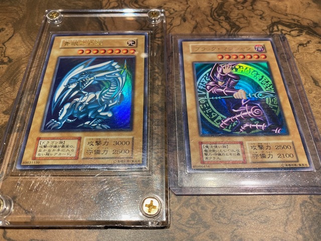 遊戯王 ブルーアイズ ブラックマジシャン 豪華初期ウルトラレアセット 良品