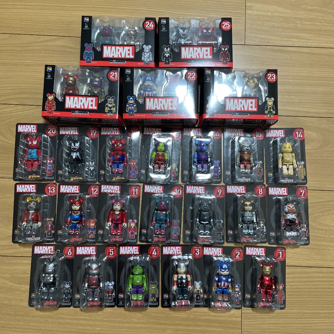MARVEL Happyくじ ⁄ happyくじ STUDIOS ベアブリック Happyくじ「BE