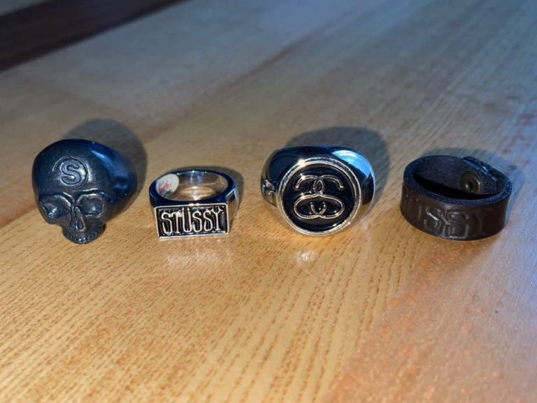 ステューシーSロゴ、スカルリング